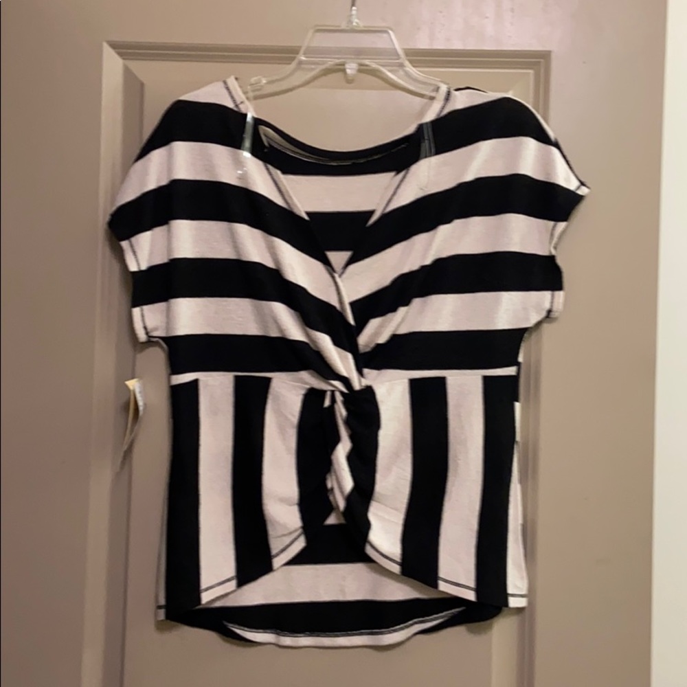 Black n cream shirt